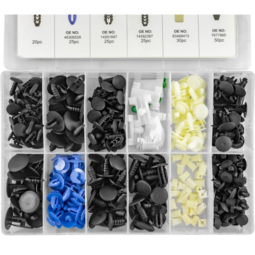 CLIPS EN PLASTIQUE COFFRET POUR FIAT 308 PCS 1