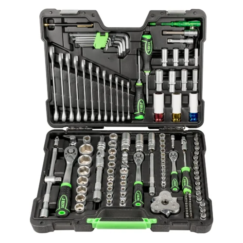 COFFRET À OUTILS 132 PIÈCES 6 PANS