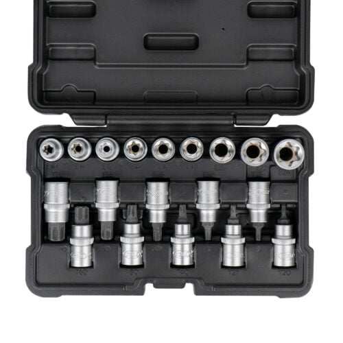 COFFRET JBM DOUILLES TORX ET EMBOUTS 1/2" REF: 54266