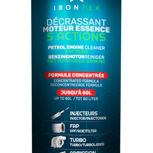 DECRASSANT MOTEUR ESSENCE 5 EN 1 IRONTEK REF: IT291