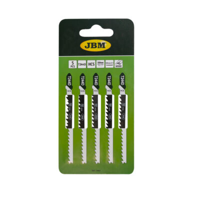 5 Lames JBM T244D pour Scie d’Horloger à Bois 14991 packaging
