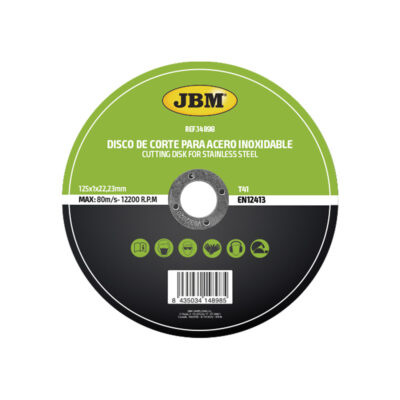 Disque de Coupe JBM T41 Pour Acier Inoxydable 14988 ref prov
