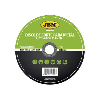 Disque de Coupe JBM T42 pour Métal 14984 ref prov