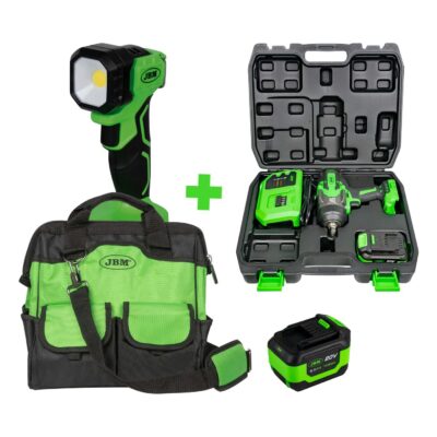 Pack Choc JBM 1/2" : Clé, Lampe, Sac & Batterie SERIE471