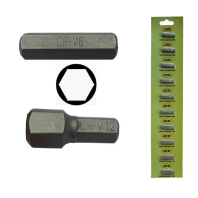 Embout Allen Chromé Hexagonal