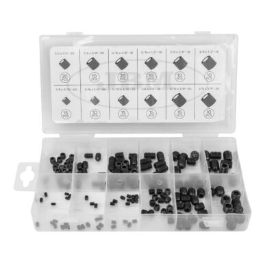 Kit 160 Vis Sans Tête SAE Hexagonales JBM 54932