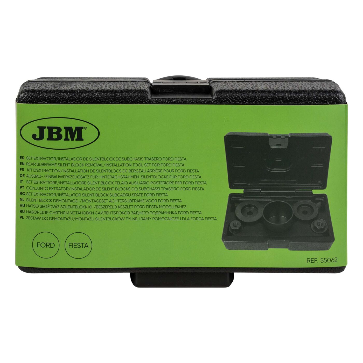 Kit Dépose Pose Silentblocs Berceau Arrière Ford Fiesta JBM 55062 05 Kit Dépose Pose Silentblocs Berceau Arrière Ford Fiesta JBM 55062 05