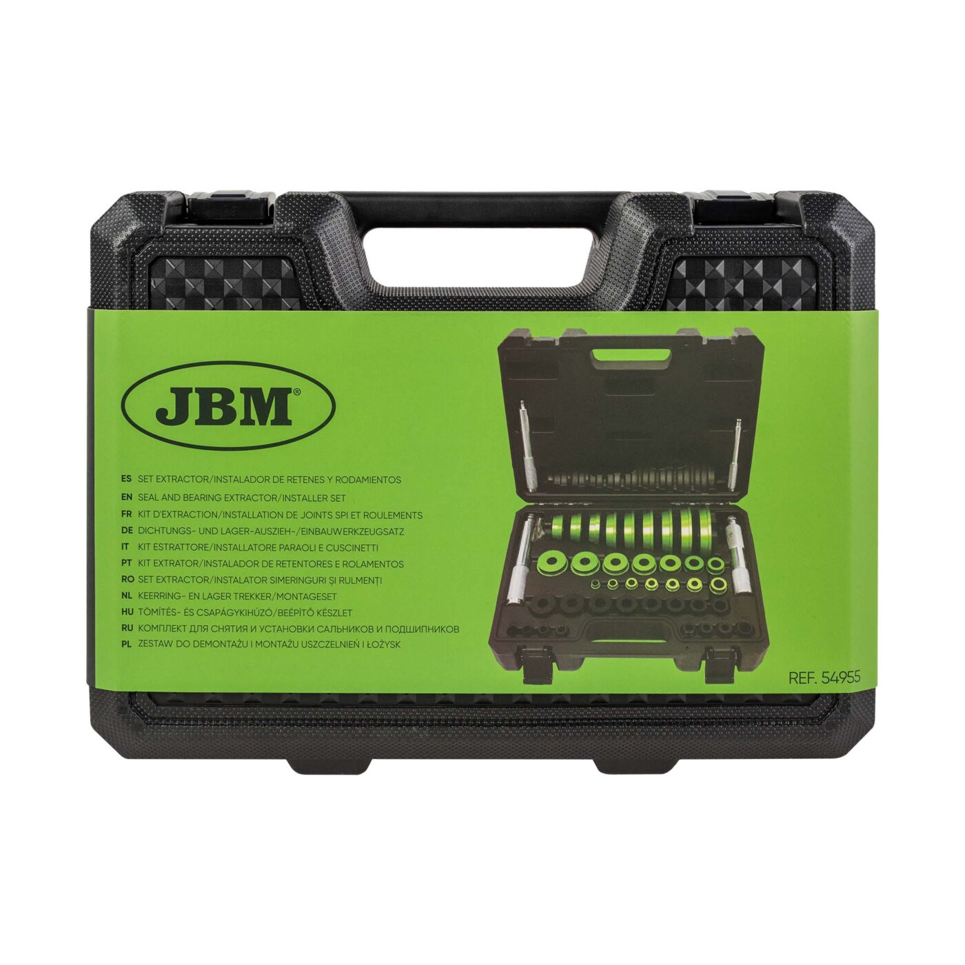 Kit JBM Dépose et Pose Joints SPI et Roulements 54955 05 Kit JBM Dépose et Pose Joints SPI et Roulements 54955 05